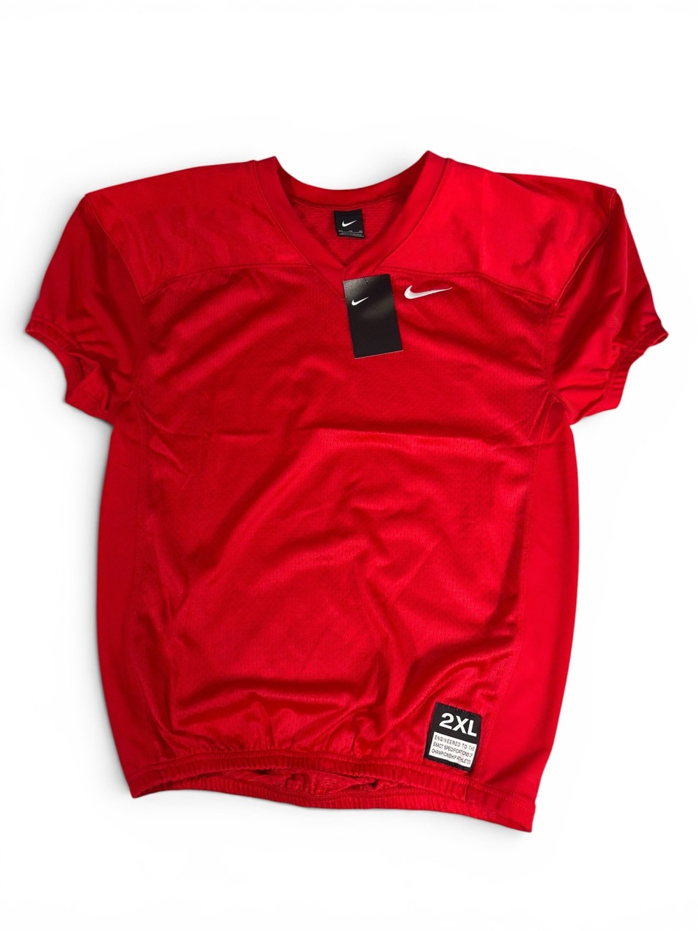 Nike Youth Football Practice Jersey Red Boys XXL 2XL NWT Mesh Game Team Uniform